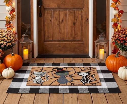 Halloween 2-Piece Door Mat Set Deal
