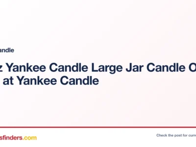 Yankee Candle deal card