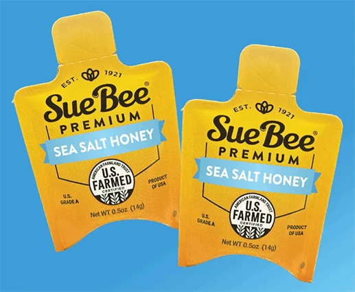 Sue Bee Sea Salt Honey Packets Free at Siouxhoney