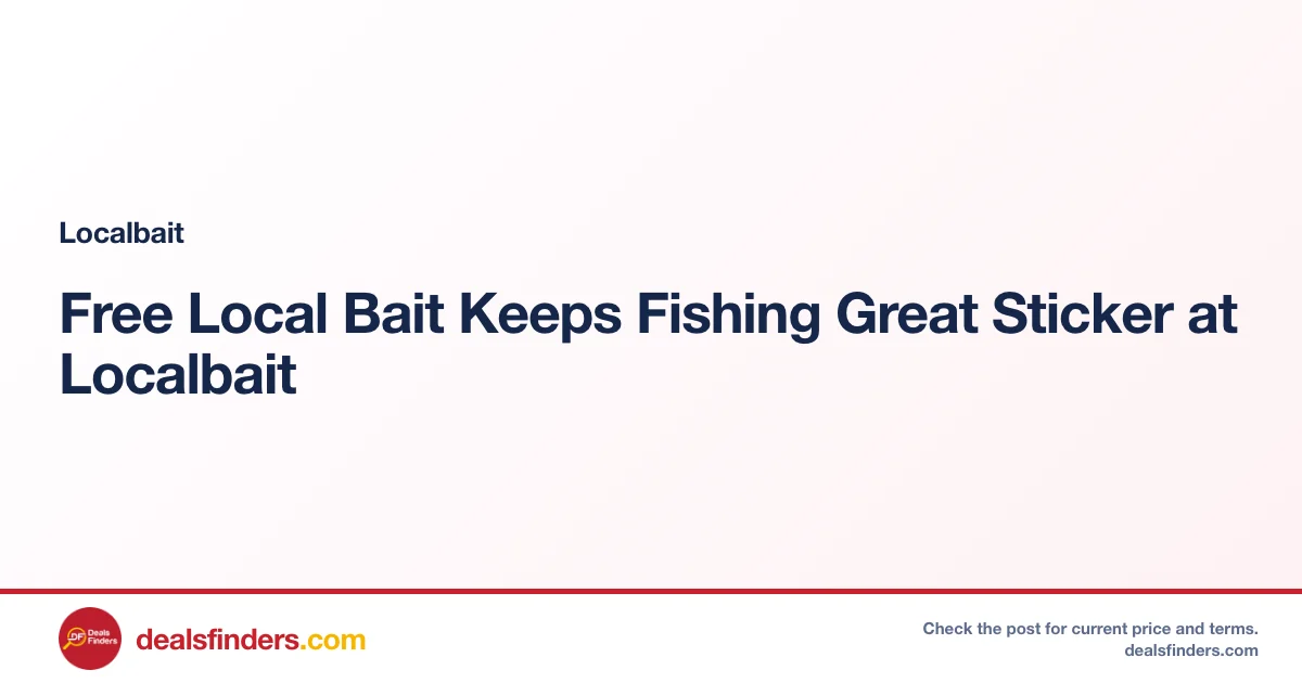 Localbait deal card