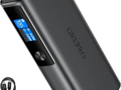 GREPRO 100W Laptop Power Bank, 20000mAh 130W Total Aluminum Alloy USB C $34.xx AC at Sovotiko Direct via Amazon
