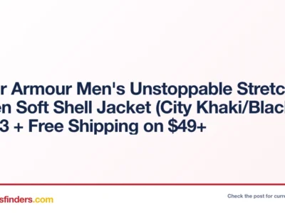 Under Armour Men’s Unstoppable Stretch-Woven Soft Shell Jacket