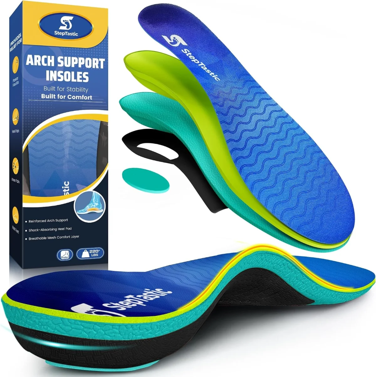 StepTastic High Arch Support Inserts Only $19.xx (Reg. $25)