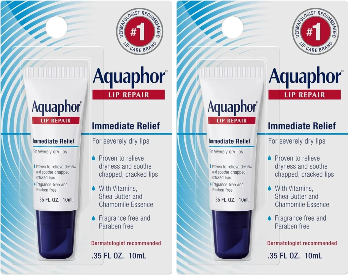 Aquaphor Lip Repair Ointment 2-Pk Only $4.xx (Reg. $10) at Amazon