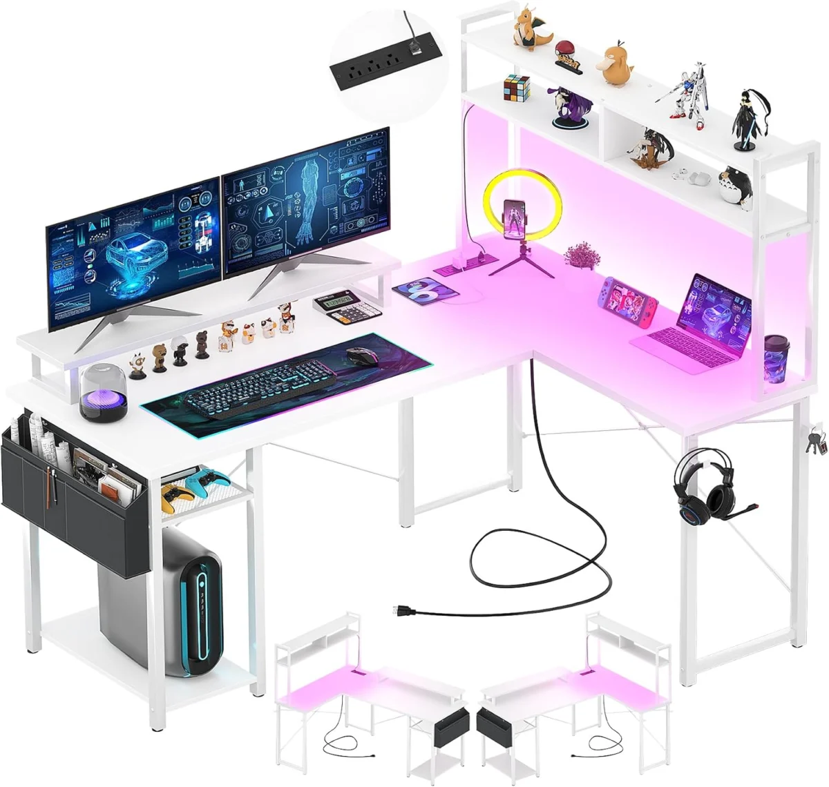 Aheaplus Small L Shaped Desk Only $119.xx (Reg. $150) at Amazon