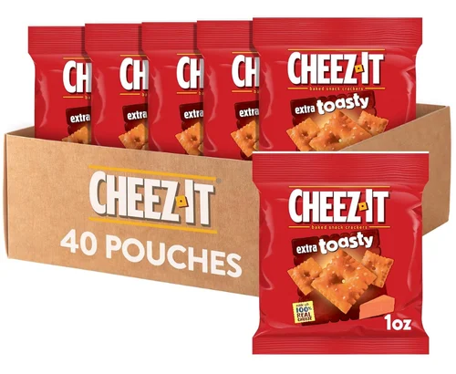 Cheez-It Cheese Crackers 40 Pack for $9.xx