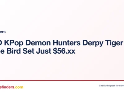 LEGO KPop Demon Hunters Derpy Tiger & Sussie Bird Set Just $56.xx
