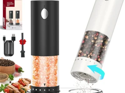 Electric Salt and Pepper Grinder Set Deal: Save 50%