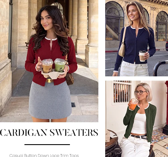 Women’s Lace Cardigan Sweater Deal
