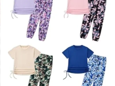 Drawstring Top and Camo Pants Deal
