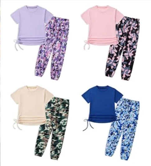 Drawstring Top and Camo Pants Deal