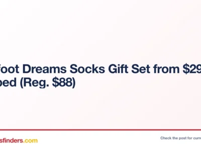 Barefoot Dreams Socks Gift Set Only $29.xx (Reg. $88) at Amazon
