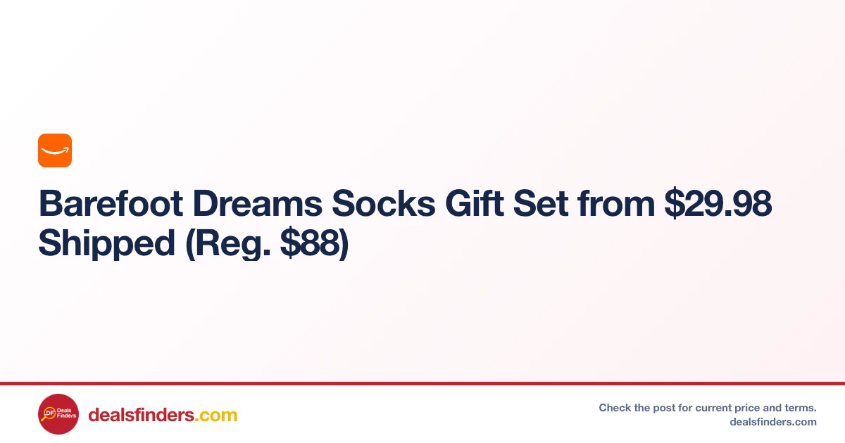 Barefoot Dreams Socks Gift Set Only $29.xx (Reg. $88) at Amazon