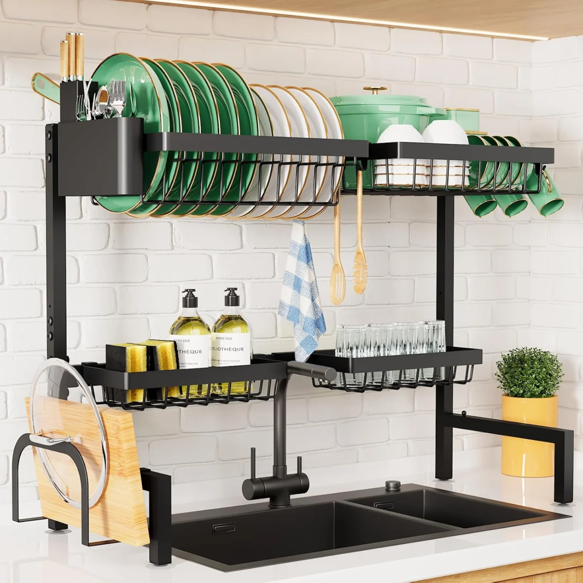 Adjustable Over The Sink Dish Drying Rack Deal