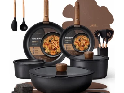 24Piece Nonstick Cookware Set Deal at Walmart: Save $50