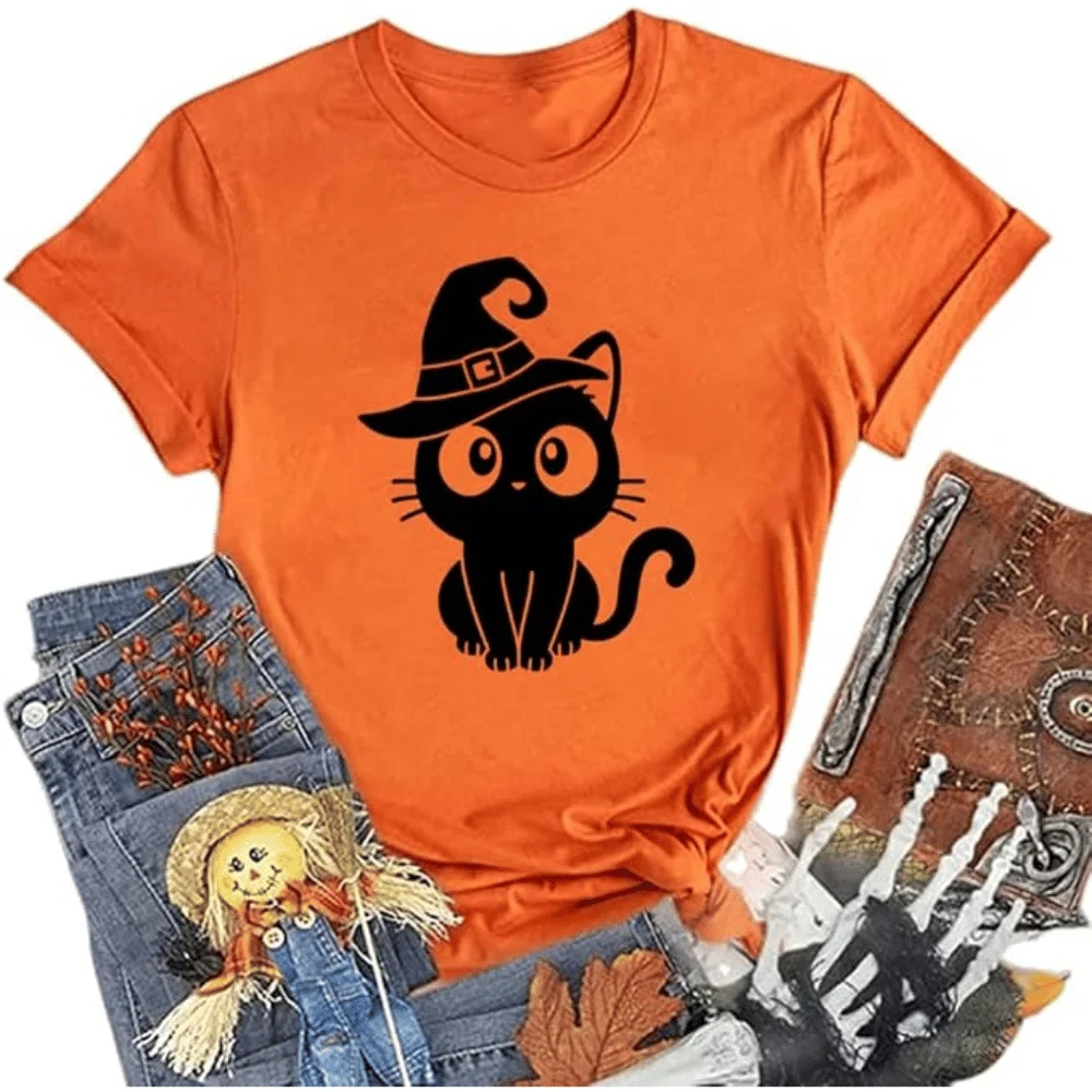 Halloween Orange Graphic Tee Deal: Save $6.xx at Amazon