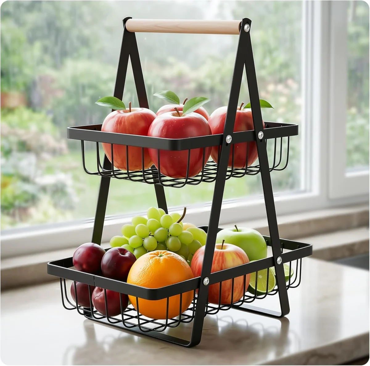 Detachable 2 Tier Fruit Basket Deal Online: Save 50%