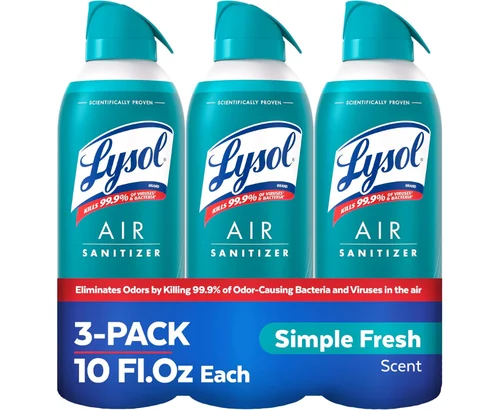 Lysol Air Sanitizer 3 Pack from $10.xx (Reg $22)