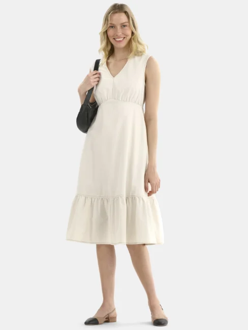 Denim Dress with Ruffle Hem Deal: Save 61% at Walmart