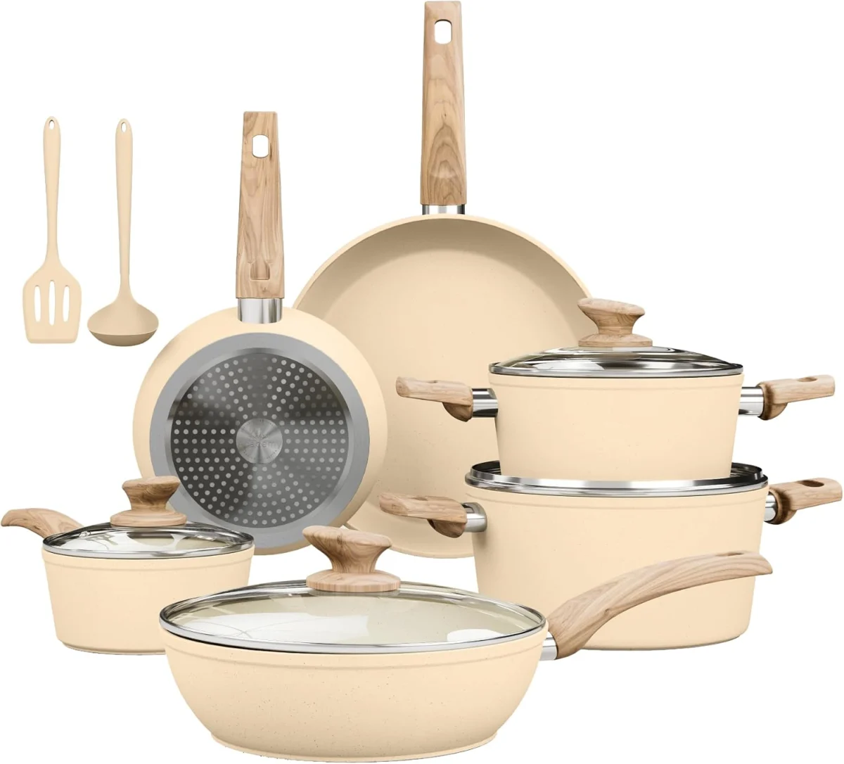 Kitchen Academy Beige Pots Only $109.xx (Reg. $140) at Amazon