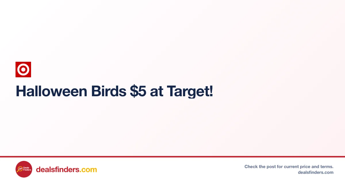 Halloween Birds Only $5 – Spooky Decor for Kids at Target