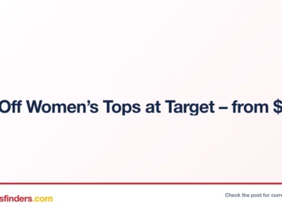 30% Off Women’s Tops at Target – from $11