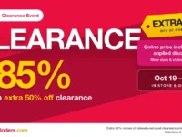 Kohl's clearance event: save up to 85% after an extra 50% off, October 19 to 25, in store and online