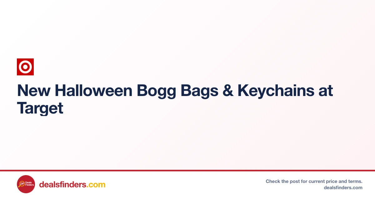 Halloween Bogg Bags & Keychains Now Available at Target