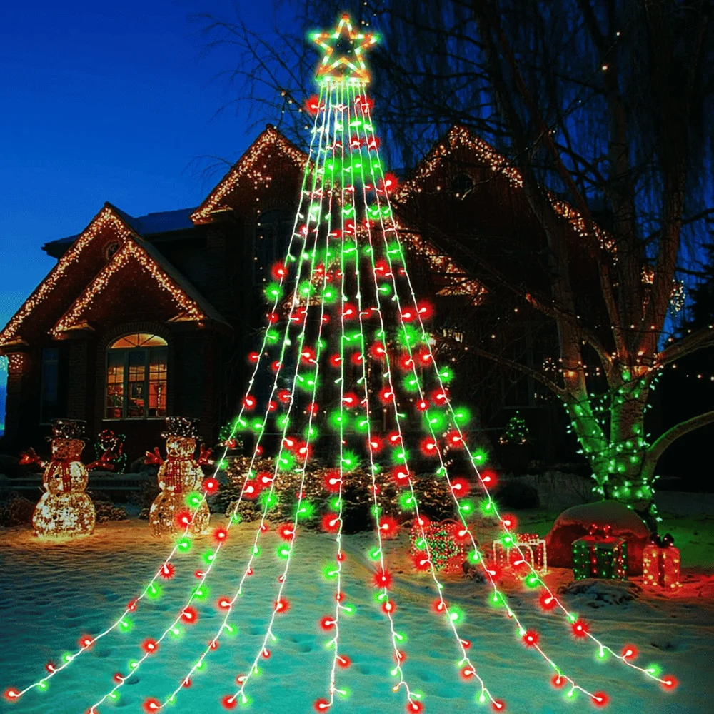 Christmas Lights Outdoor 320 LED Deal: Save $14.xx at Amazon