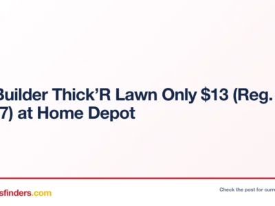 Home Depot deal card