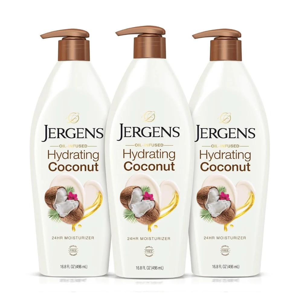 Jergens Hydrating Coconut Pack of 3 Deal: Save $12.xx at Amazon
