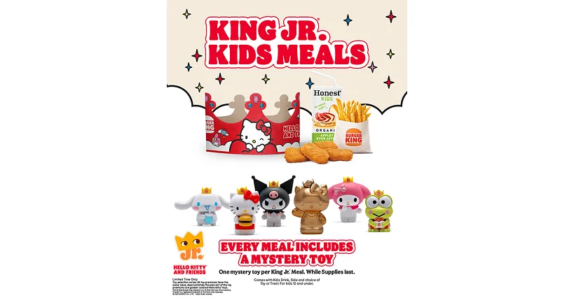 Hello Kitty Burger King Kids Meals Coming October 20 at Prnewswire