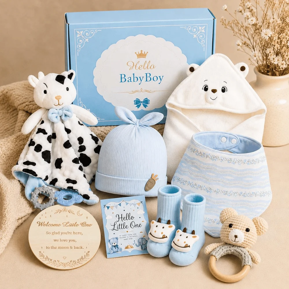 8 Pcs Baby Shower Gifts Deal: Save $16.xx at Amazon