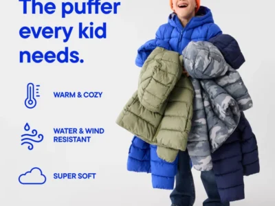 Kids Puffer Jacket Deal: Save $41.96 at The Children’s Place