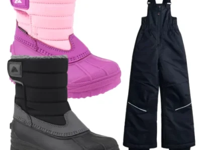 Kids Snow Bibs and Boots for Winter From $25 at Walmart