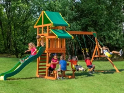 Tucson Cedar Wooden Swing Set Only $488 (Reg. $711) at Walmart