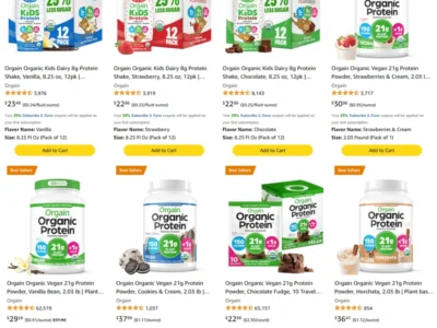 Orgain Organic Protein Powder Deal: Save 61% at Amazon