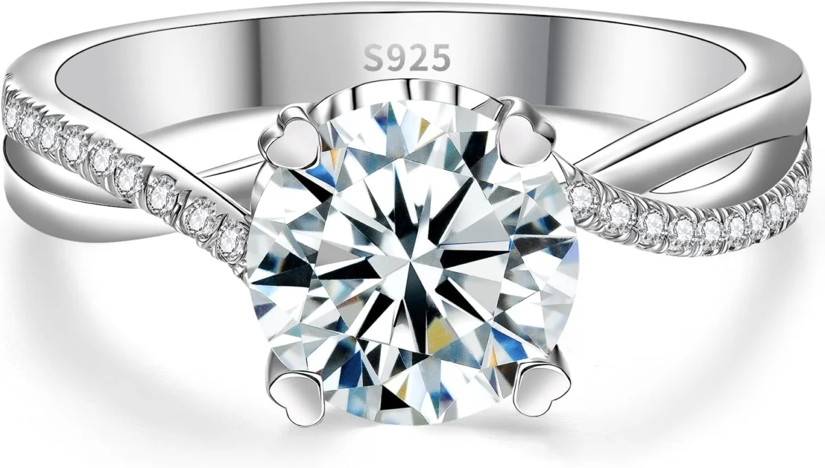 FreeKitee Moissanite Engagement Only $54.xx (Reg. $96) at Amazon