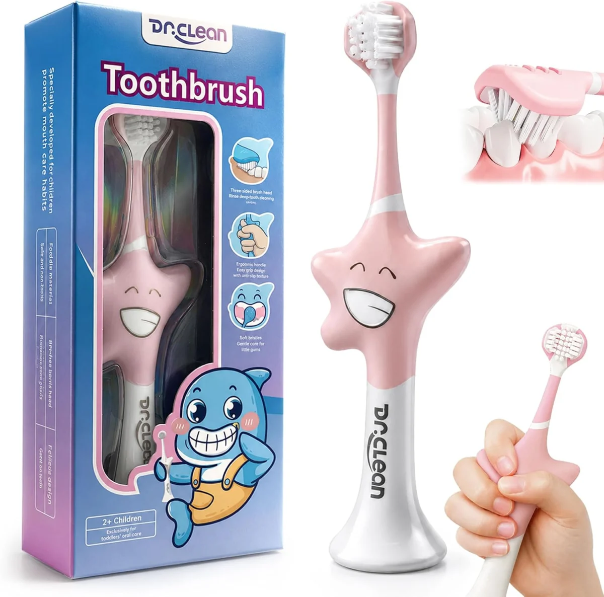 Kids 3-Sided Toothbrush Just $2.xx Shipped at Amazon