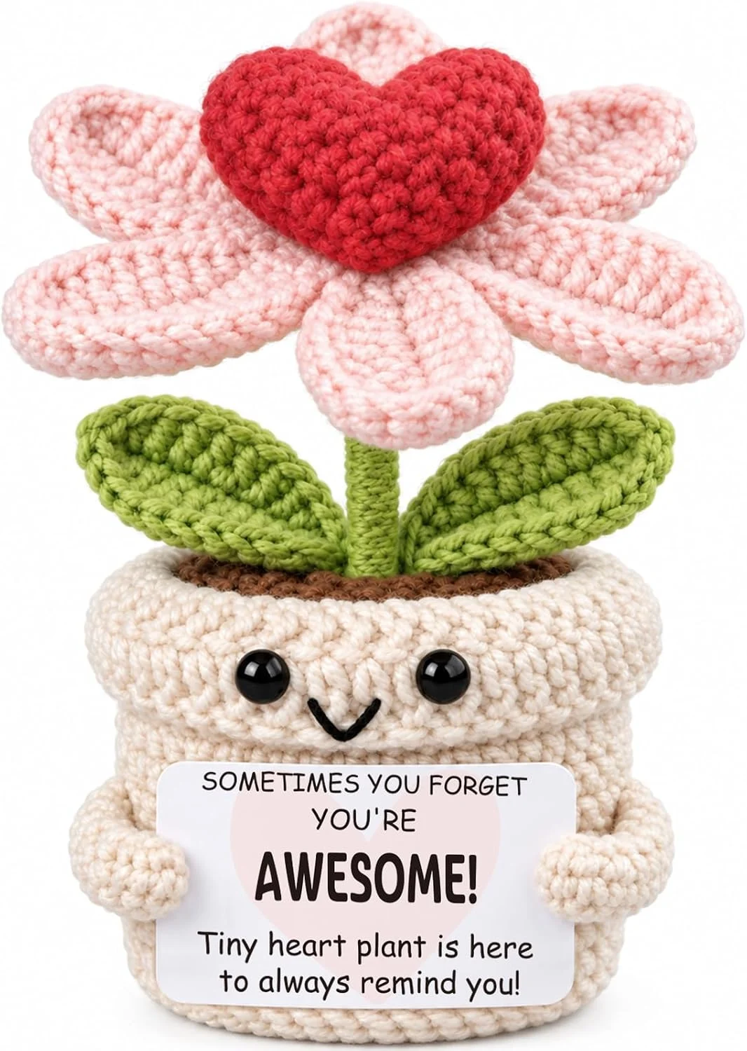 Frabaca Mini Crochet Plant Only $8.xx (Reg. $15) at Amazon