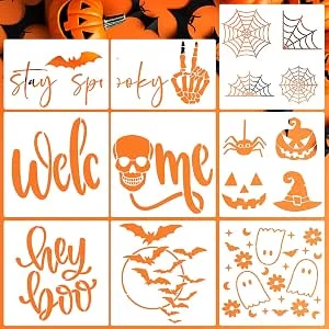 16-Piece Halloween Door Mat Stencils $6.xx (Reg. $14) at Amazon