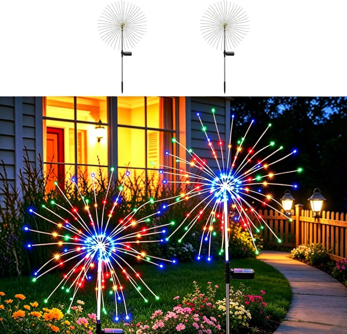 Petriveil Fireworks Solar Lights 2-Pack Deal: Save 50%
