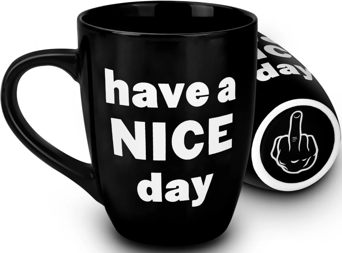 Likeny White Elephant Gifts Mug Only $7.xx at Amazon
