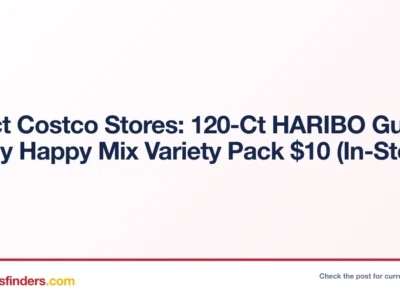 Select Costco Stores: 120-Ct HARIBO Gummi Candy Happy Mix Variety Pack $10 (In-Store Only)