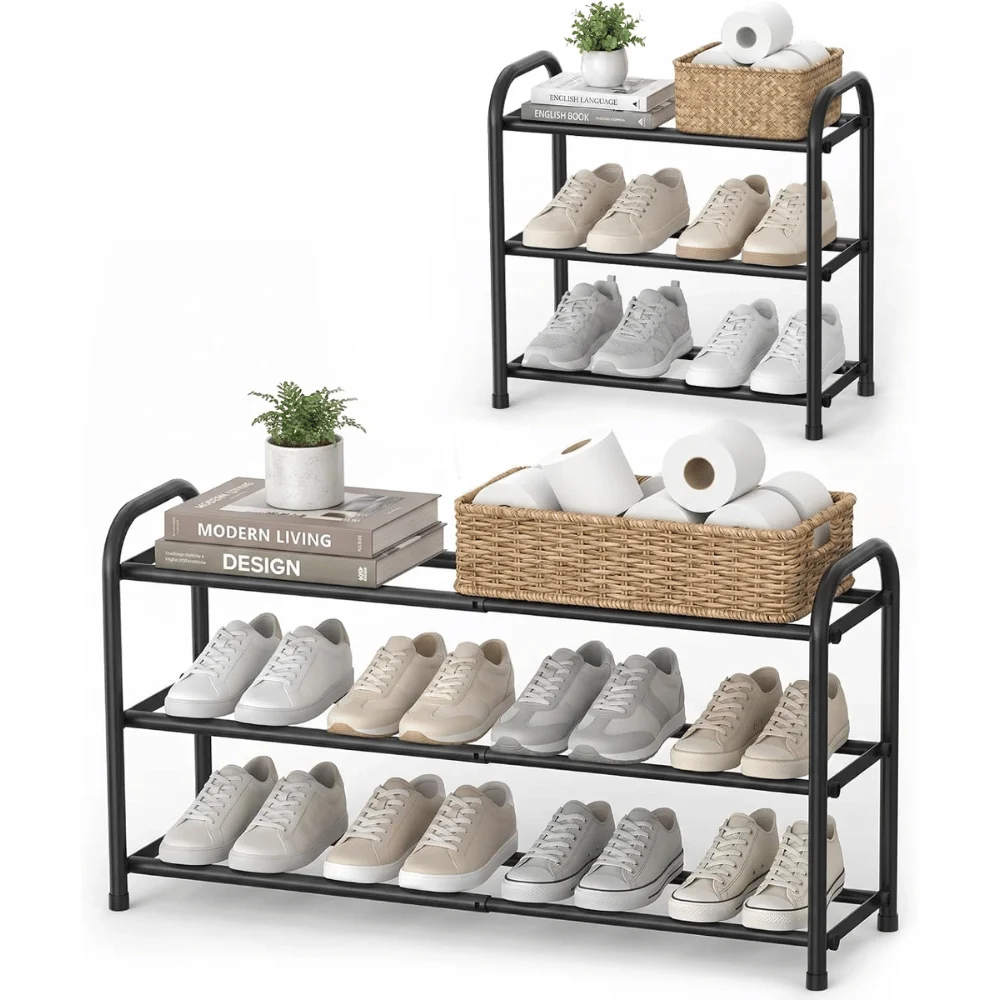 Gonfoam Expandable 3-Tier Shoe Rack Deal: Save $12.xx at Amazon