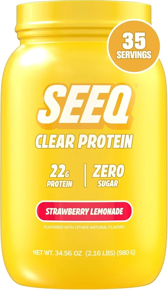 SEEQ Clear Protein Powder Only $31.xx (Reg. $64) at Amazon