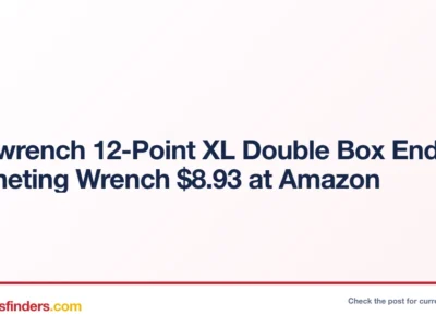 Gearwrench 12-Point XL Double Box End Ratcheting Wrench $8.xx at Amazon