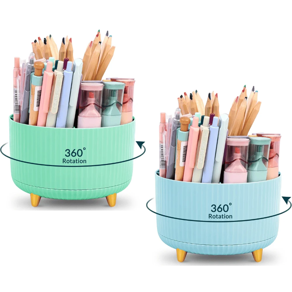 360-Degree Rotating Desktop Organizer Save $6.xx at Amazon