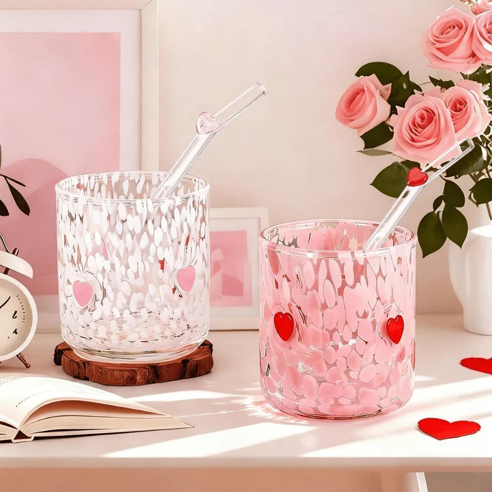 Heart Icon Juice Glasses Deal: Save $9.xx at Amazon