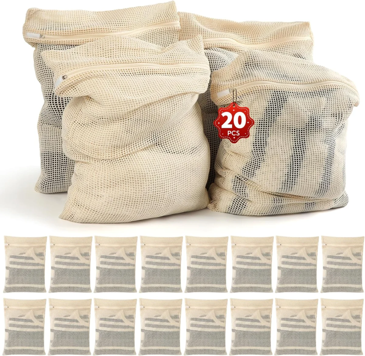 VZZNN Mesh Laundry Bags Only $5.xx at Amazon